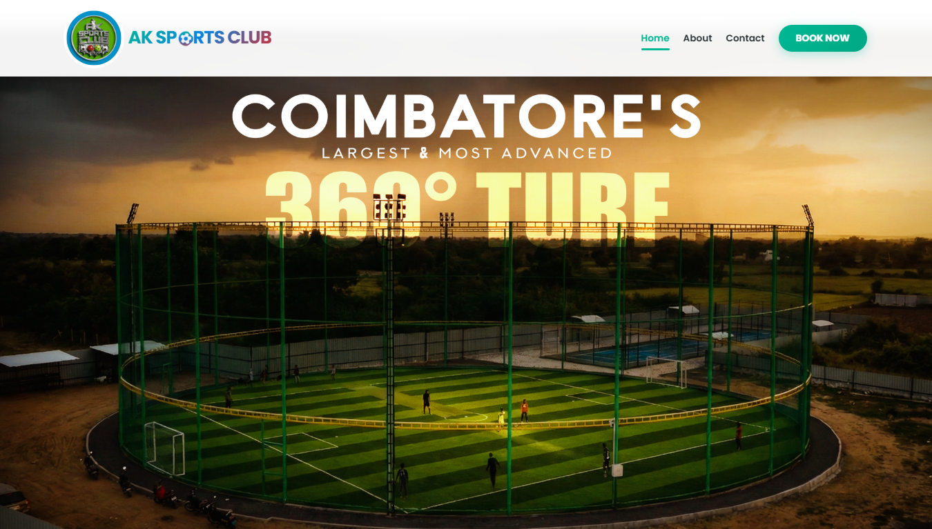 AK Sports Club website